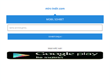 Tablet Screenshot of mirc-indir.com